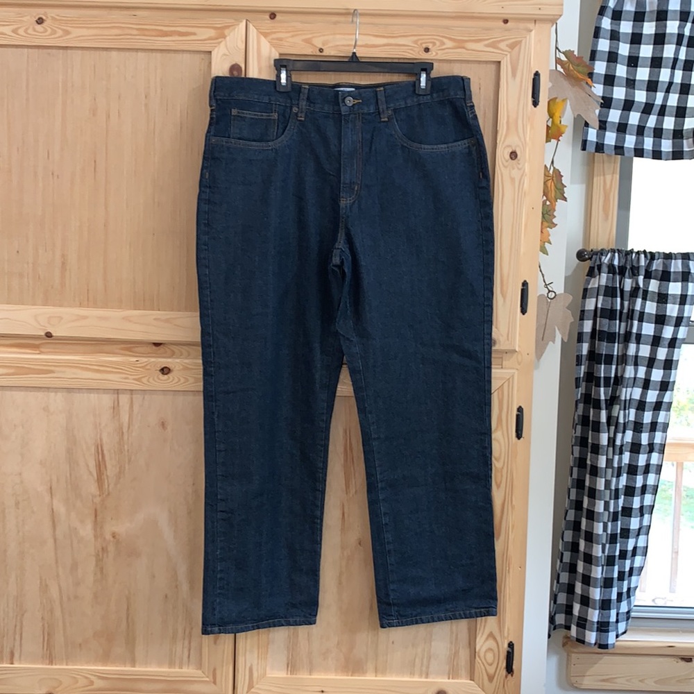 Men’s Croft & Barrow classic fit flannel lined jeans size 38x31